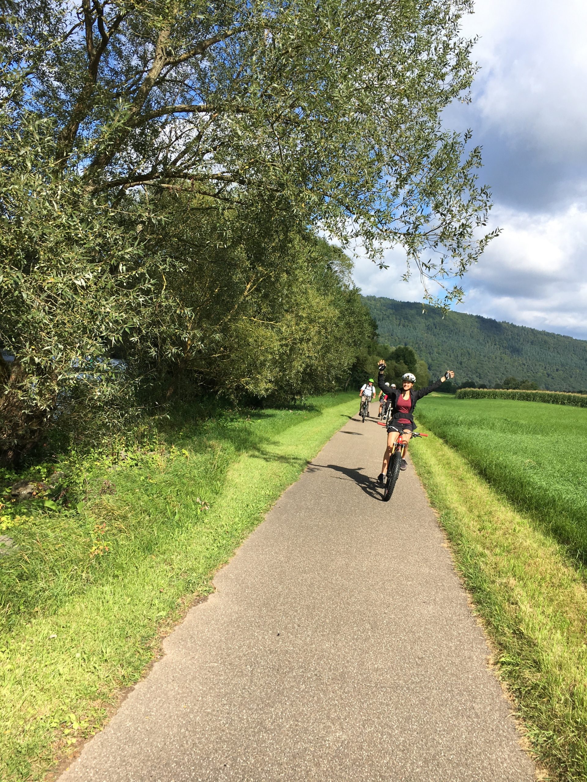 Rad auf Weg 1